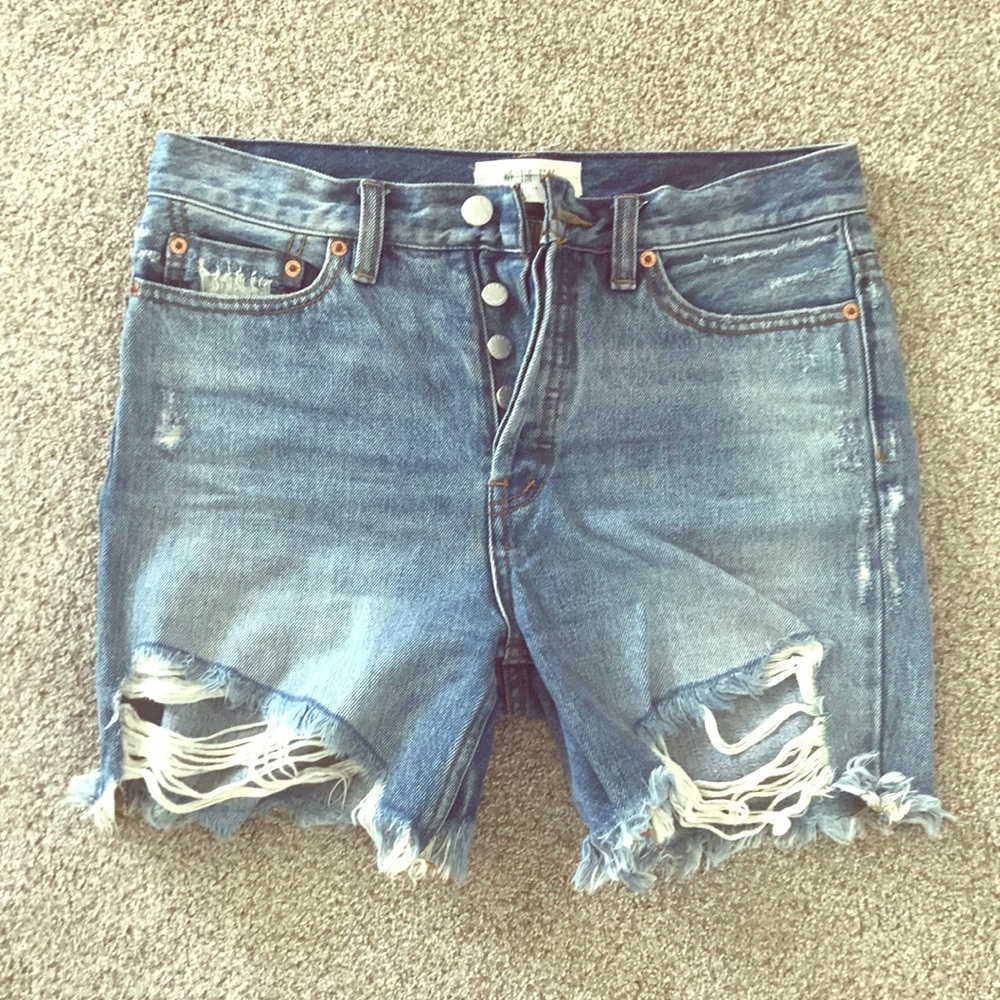 Free people denim cut offs